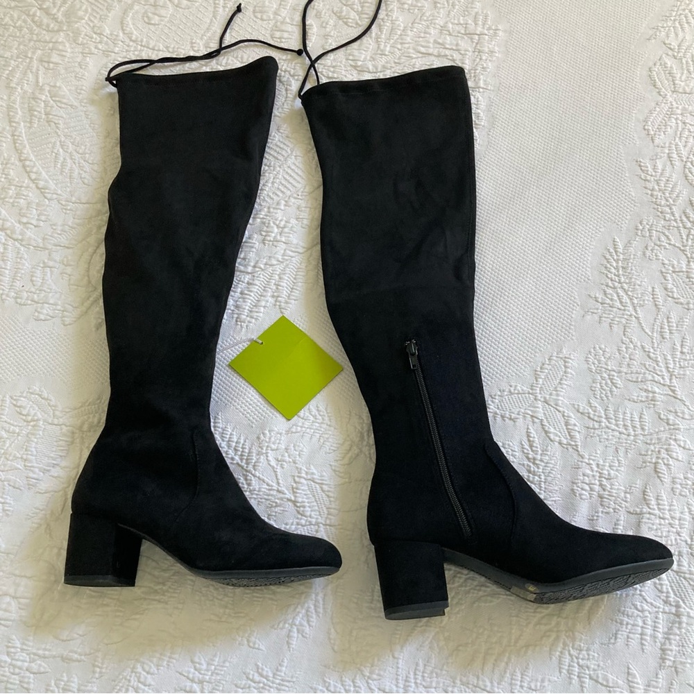 Gianni Bini Black Over the Knee Boots